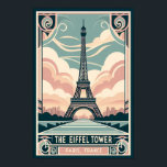 Vintage 1910 Parijs Eiffeltoren Art Deco Poster<br><div class="desc">· Dit prachtige Art Deco-stijl poster heeft een afbeelding van de Eiffeltoren. De strakke lijnen en het gedurfde ontwerp vieren de elegantie van Parijs en leggen de tijdloze schoonheid van de architectuur en charme van de stad vast. Perfect voor liefhebbers van Parijs, vintage reiskunst en retro-inrichting, dit stuk voegt een...</div>