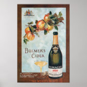 Vintage 1912 Pomagne Cider Reclame Kunst Poster (Voorkant)