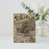 Vintage 1913 Briefkaart overlijden vrouwen (Staand voorkant)