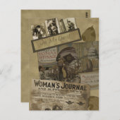 Vintage 1913 Briefkaart overlijden vrouwen (Voorkant / Achterkant)