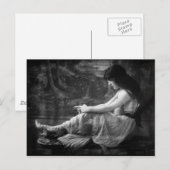 Vintage 1913 Evelyn Nesbit Briefkaart (Voorkant / Achterkant)