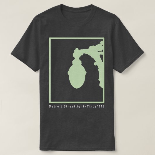 Vintage 1916 Streetlight T-shirt (Design voorkant)