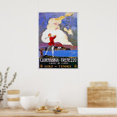 Vintage 1920s Lake Como Golf Italiaanse reisreclam Poster (Keuken)