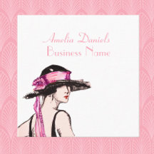 Vintage 1920's Visitekaartje van de Vlamper