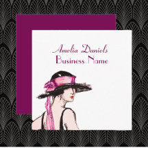 Vintage 1920's Visitekaartje van de Vlamper