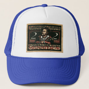Vintage 1921 2 Mark Notgeld Bankbiljet Trucker Hoe Pet