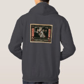 Vintage 1921 2 Mark Notgeld bankbiljet zweet Hoodie (Achterkant)