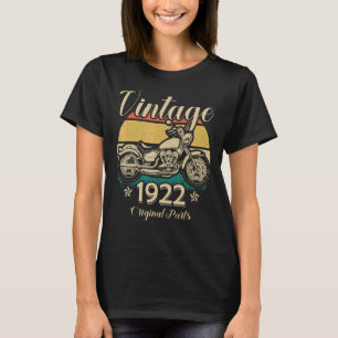 Vintage 1922 - Motorrijder originele onderdelen T-shirt