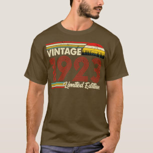 Vintage 1923 Verjaardag Shirt Limited Edition 1923