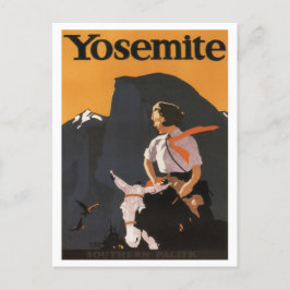 Vintage 1923 Yosemite Southern Pacific Poster Briefkaart