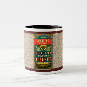 VINTAGE 1925 UBERO MERK KOFFIE Mok