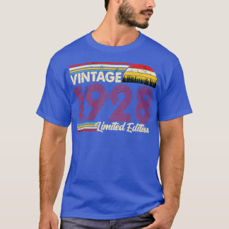 Vintage 1928 Verjaardag Shirt Limited Edition 1928