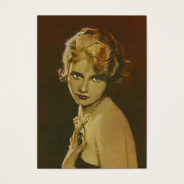 Vintage 1930's Mode Business ACEO Kaart