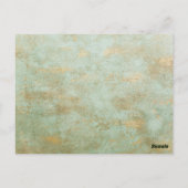 Vintage 1930's Vrouwen Kerstgroet Briefkaart (Achterkant)