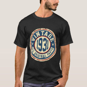 Vintage 1931 Alle oorspronkelijke onderdelen T-shirt