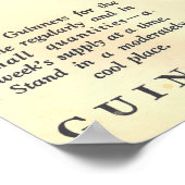 Vintage 1933 en, voor GUINNESS Poster (Hoek)