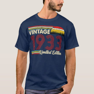 Vintage 1933 Verjaardag Shirt Limited Edition 1933