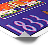 Vintage 1933 - Wereldwijde Poster van Chicago (Hoek)