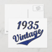 vintage 1935 briefkaart (Voorkant / Achterkant)
