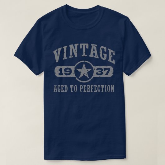 Vintage 1937 t-shirt (Design voorkant)