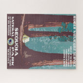 Vintage 1938 Sequoia National Park Poster Legpuzzel (Horizontaal)