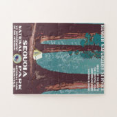 Vintage 1938 Sequoia National Park Poster Legpuzzel (Horizontaal)