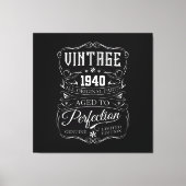 Vintage 1940 canvas afdruk (Voorkant)