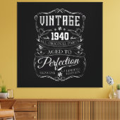 Vintage 1940 canvas afdruk (Insitu (Woonkamer))