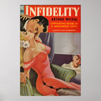 Vintage 1940 Pin-Up Meisje Poster & Canvas
