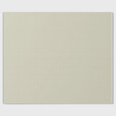 Vintage 1940s Khaki & Perzik Utility Bloem Cadeaupapier (Vlak)
