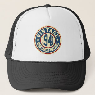 Vintage 1941 Alle oorspronkelijke onderdelen Trucker Pet
