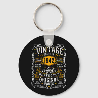 Vintage 1942 85jr 85ste verjaardagscadeaus voor ma sleutelhanger