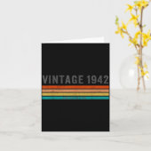 Vintage 1942 Limited Edition - 83rd Birthday Gift  Kaart (Gele Bloem)