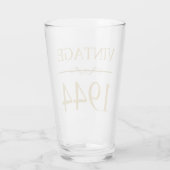 Vintage 1944 80e geboortedag glas (Achterkant)