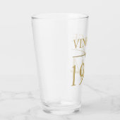 Vintage 1944 80e geboortedag glas (Rechts)