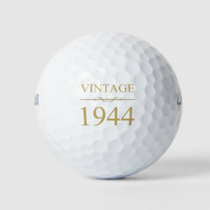 Vintage 1944 80e geboortedag golfballen