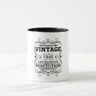 Vintage 1945 80e Verjaardag Gerijpt Tot Perfectie Mok