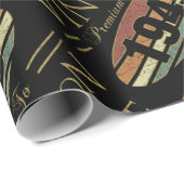 Vintage 1945 80ste verjaardag cadeaupapier (Rol Hoek)