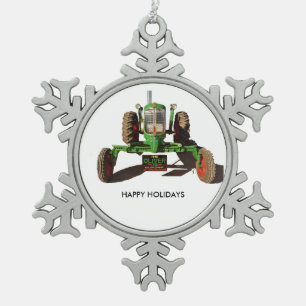 Vintage 1946 Oliver 70 Pewter Ornament