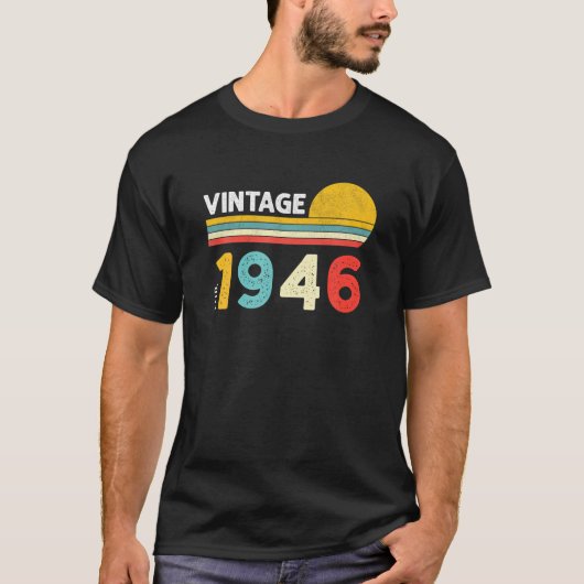 Vintage 1946 t-shirt (Voorkant)