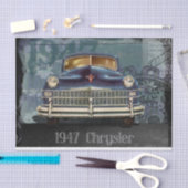 Vintage 1947 Ontkoppeling van de Chrysler-auto Tissuepapier (Craft)