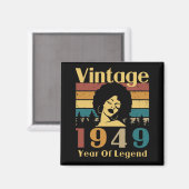 Vintage 1949 magneet (Voorkant / Achterkant)