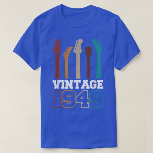 Vintage 1949Guitar 3096 T-shirt (Design voorkant)