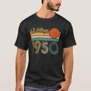 Vintage 1950 72e verjaardag voor vrouwen 72 jaar t-shirt