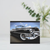 Vintage 1950 Cadillac "Rag Top" Briefkaart (Staand voorkant)
