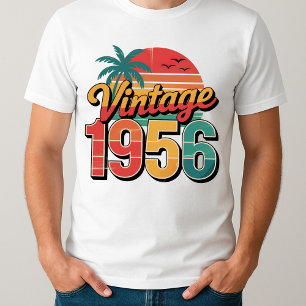 Vintage 1950 Limited Edition Mannen Vrouwen Verjaa T-shirt