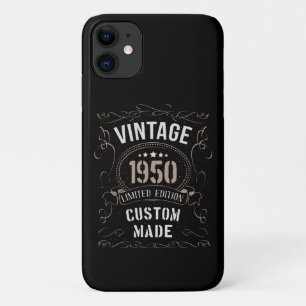 Vintage 1950 Limited Edition op maat gemaakt Case-Mate iPhone Case