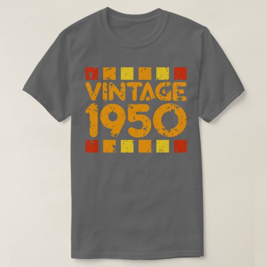 Vintage 1950 t-shirt (Design voorkant)