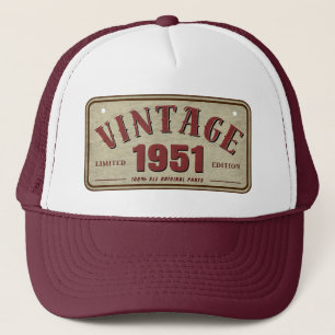 Vintage 1951 Limited Edition Alle Originele Onderd Trucker Pet