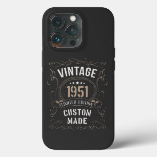 Vintage 1951 Limited Edition op maat gemaakt Case-Mate iPhone Case